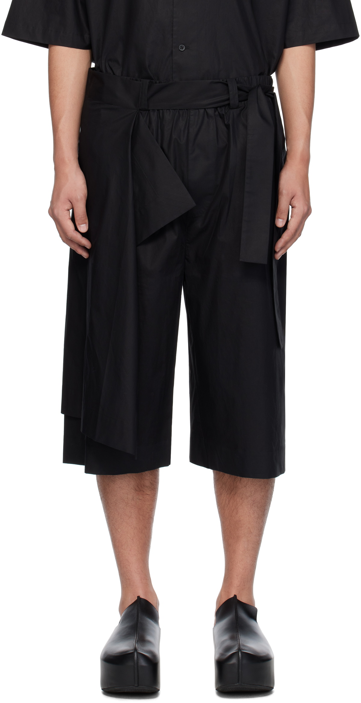 Craig Green Black Towel Shorts
