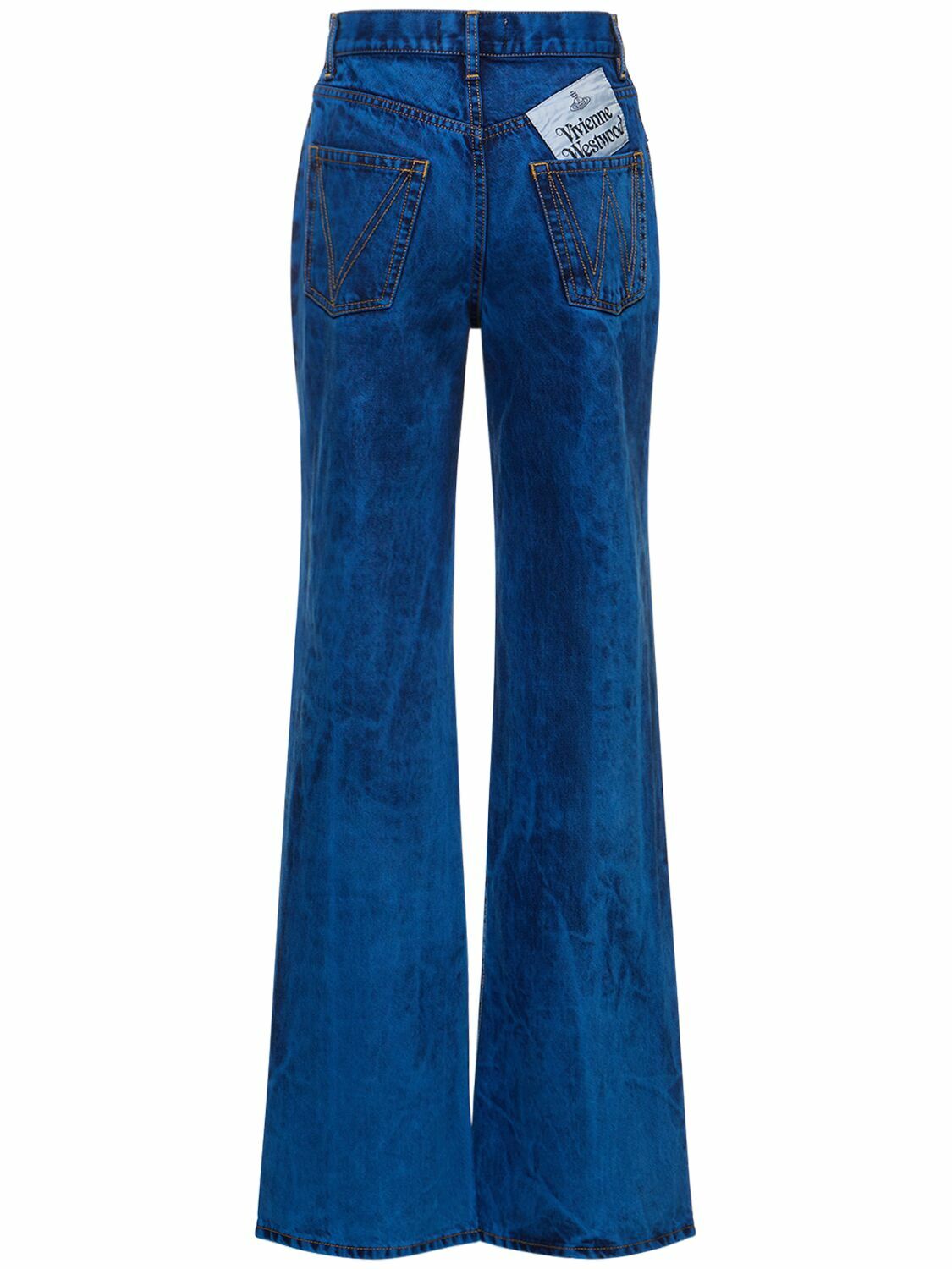 パンツ 00's Vivienne Westwood flare denim VIVIENNE WESTWOOD - Ray Denim High Waist Flared Wide Jeans