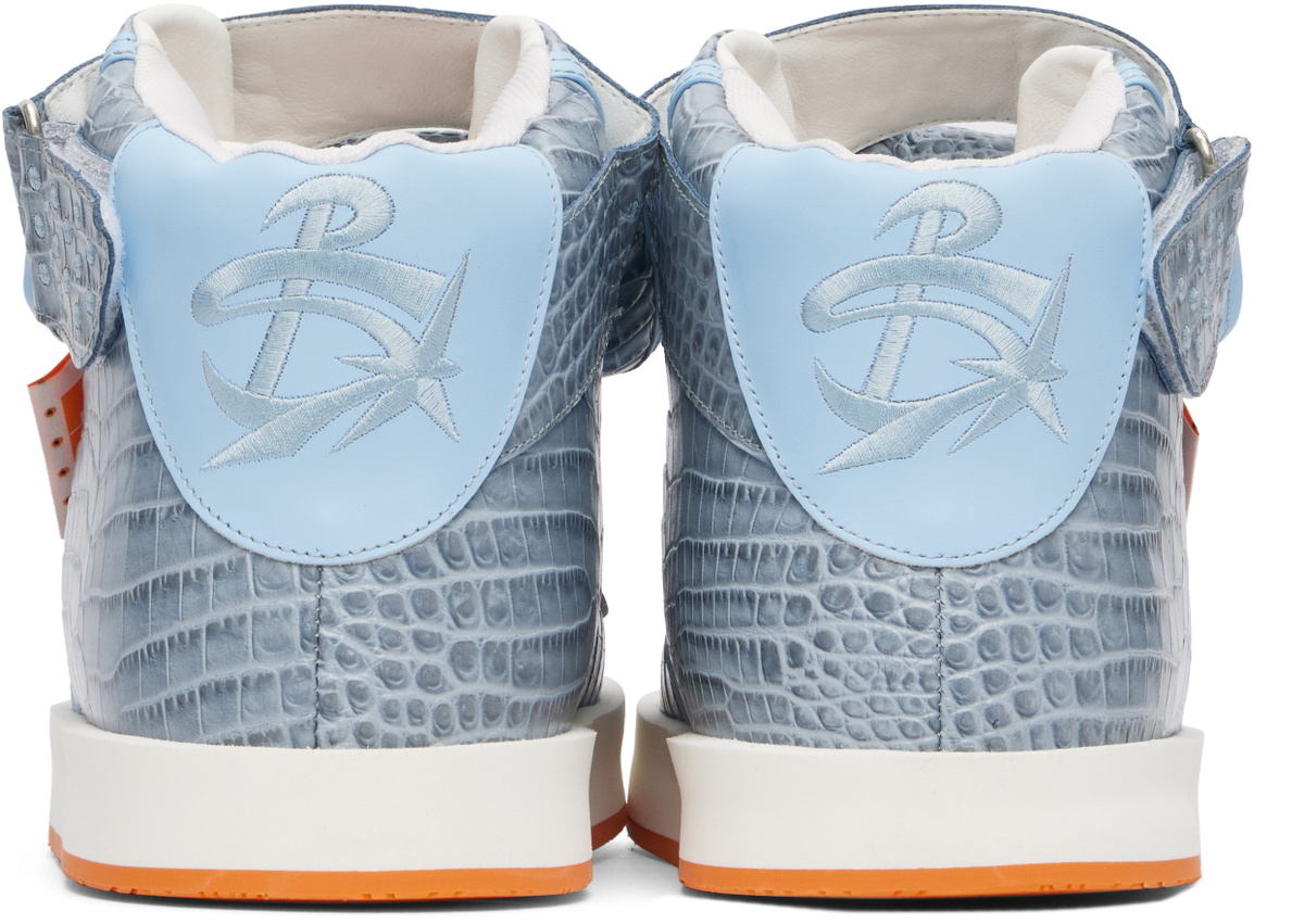 PDF Blue Stella High Croc Sneakers