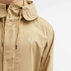 Fred Perry Men's Short Parka Jacket in Warm Stone