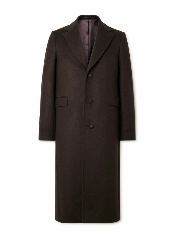 Photo: Officine Générale - Wool and Cashmere-Blend Coat - Brown