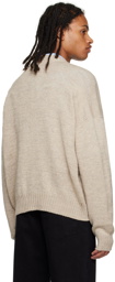 The Row Beige Gary Sweater