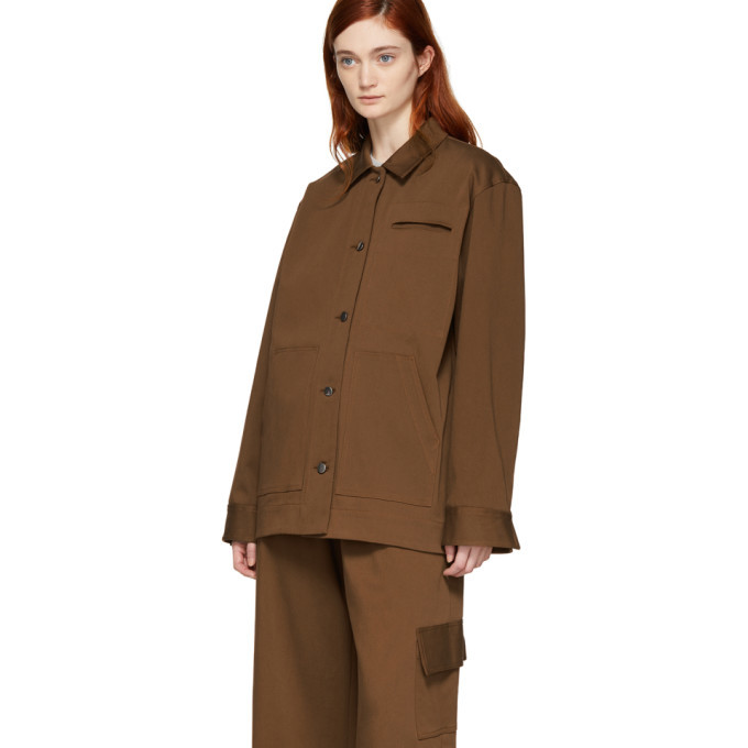 Nomia Brown Oversize Chore Jacket