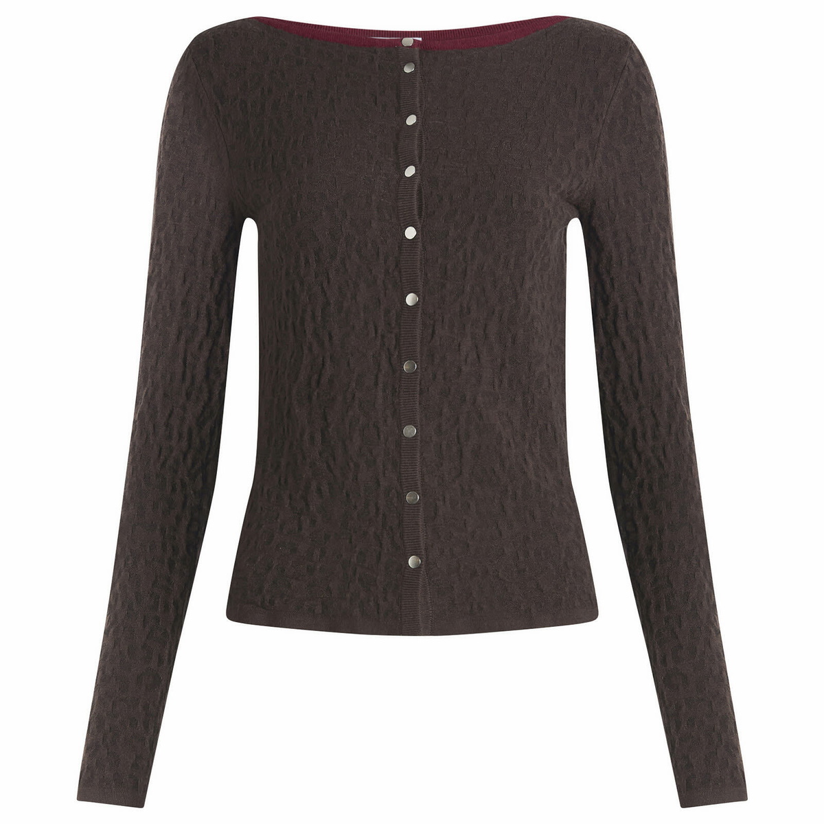 Peachy Den Women's Kitt Cardigan in Leopard Print