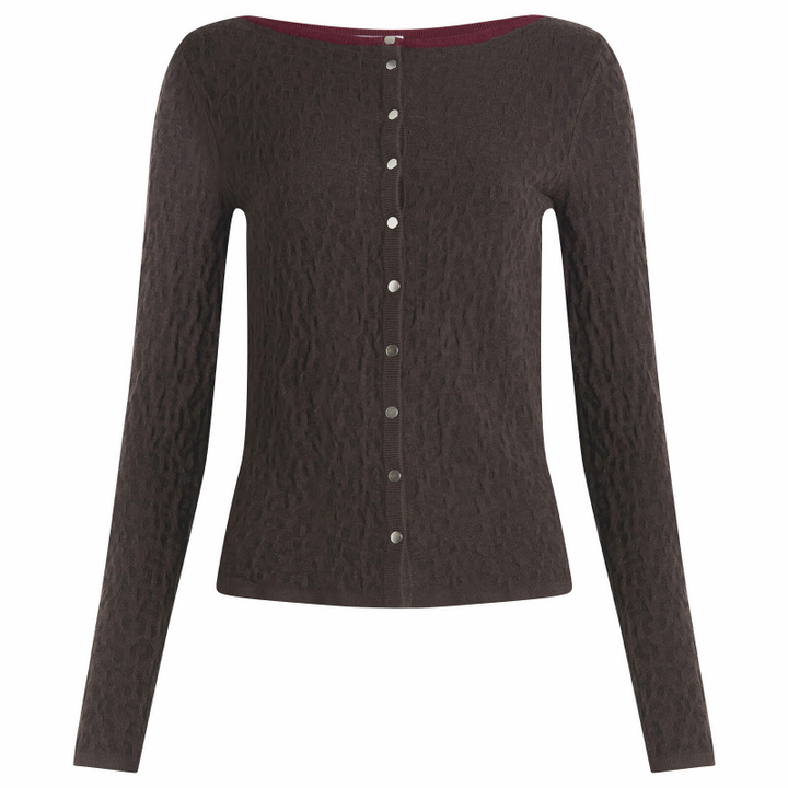 Photo: Peachy Den Women's Kitt Cardigan in Leopard Print