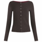 Peachy Den Women's Kitt Cardigan in Leopard Print