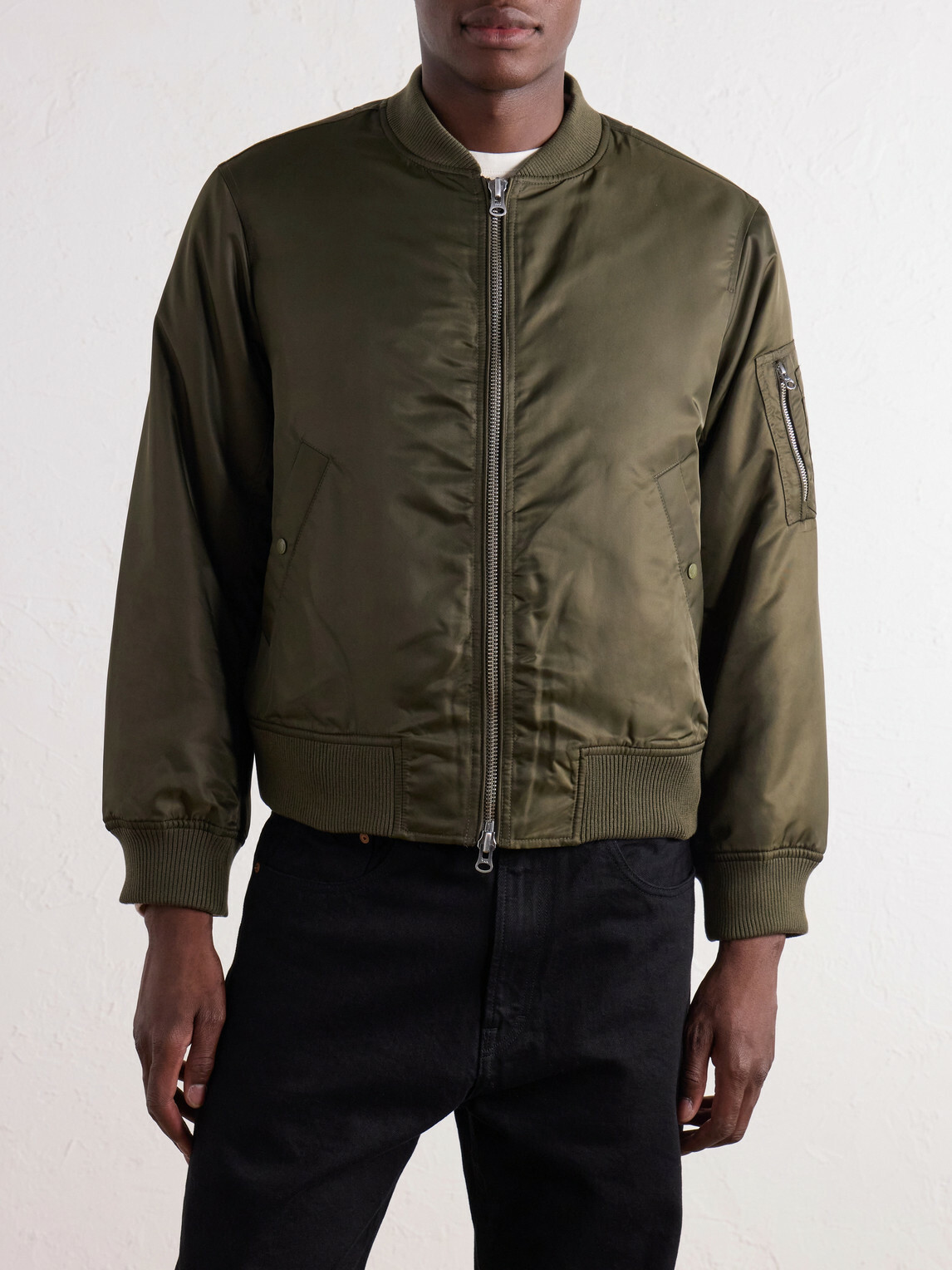 Corridor - Padded Shell Bomber Jacket - Green