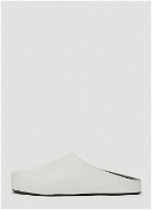 Sabot Leather Mules in White