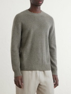 N.PEAL - Oxford Cashmere Sweater - Brown