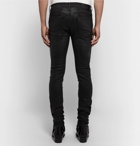 RtA - Skinny-Fit Distressed Denim Jeans - Black