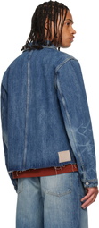 OUR LEGACY Blue Cut Rebirth Denim Jacket