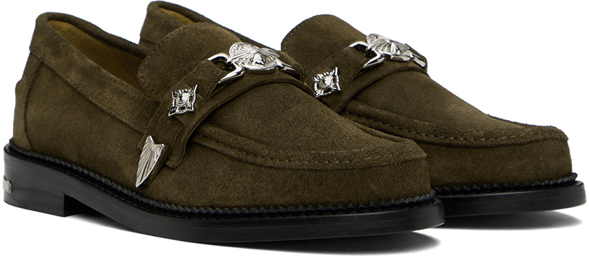 Toga Virilis Khaki Suede Toga Virilis Khaki Suede Boots Toga Virilis main image 4