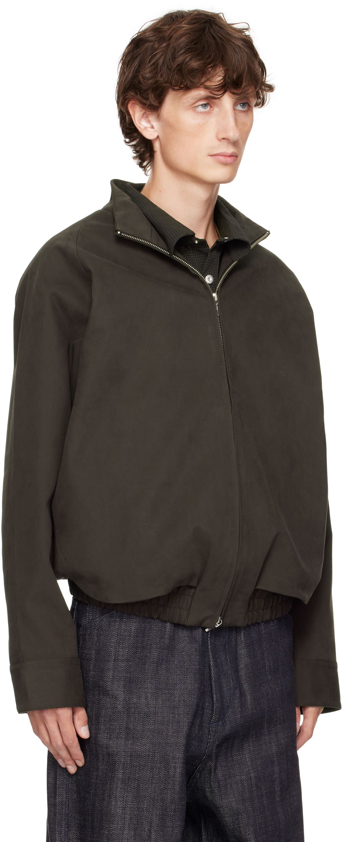 Omar Afridi Brown Steel Jacket Omar Afridi Omar Afridi Brown Steel Jacket Omar Afridi
