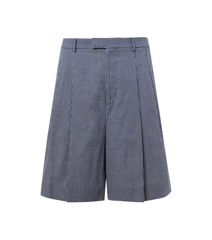 Photo: Givenchy Checked cotton Bermuda shorts