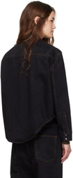 WARDROBE.NYC Black Denim Shirt Jacket