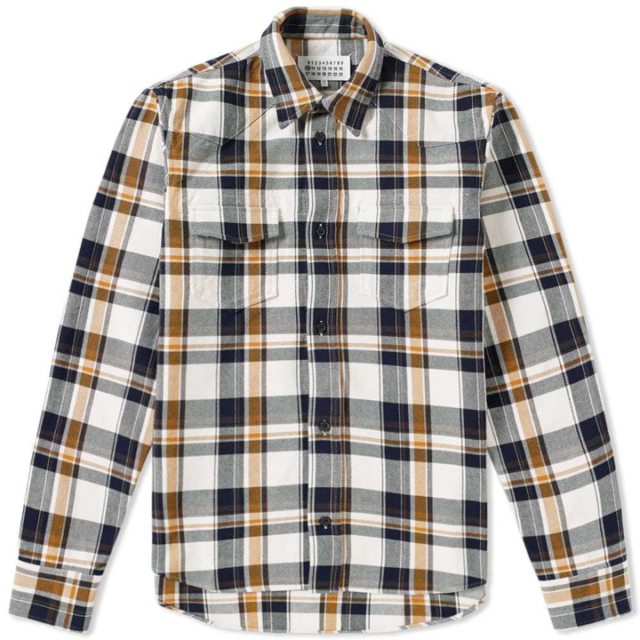 Photo: Maison Margiela 10 Heavyweight Check Overshirt