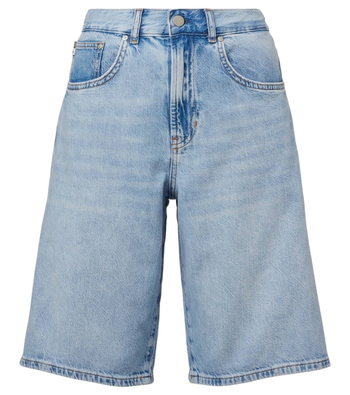 Photo: AG Jeans Thalia mid-rise denim Bermuda shorts