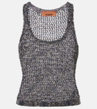 Missoni Sequined knitted tank top