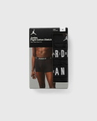 Jordan FLIGHT COTTON STRETCH 3PK TRUNK BOXER/BRIEF Black Mens Boxers & Brief