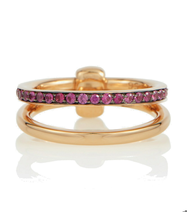 Photo: Pomellato - Pomellato Together 18kt rose gold ring with rubies