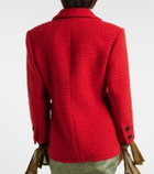 Saint Laurent Wool and silk-blend tweed jacket