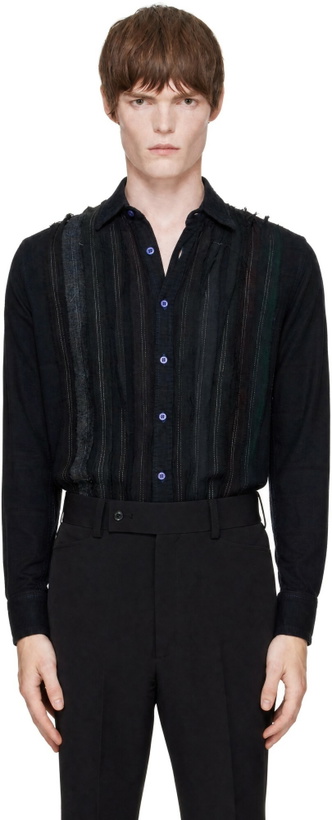 Photo: NEEDLES Black Ribbon Flannel Shirt