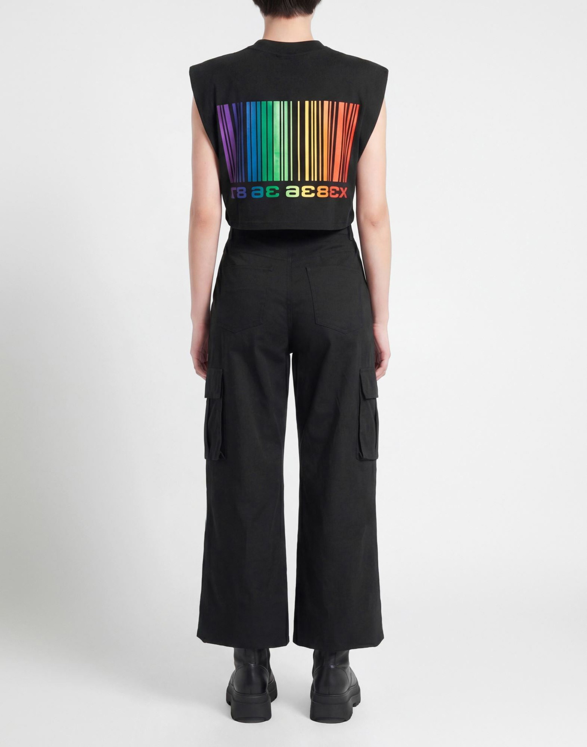 Vtmnts Womens T-shirt in Black