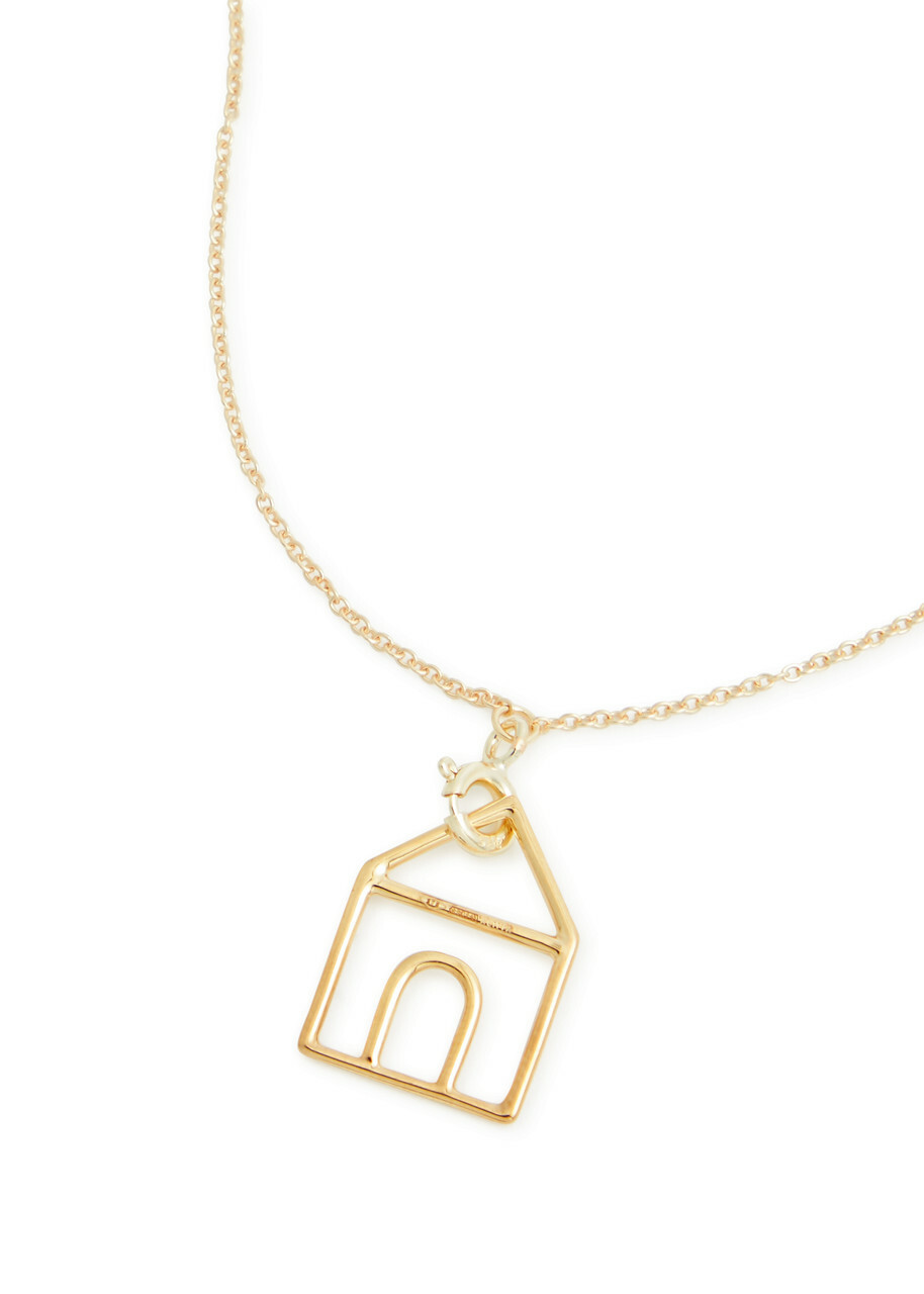 Aliita Trio Pura 9kt Gold Necklace - One Size