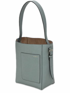 VALEXTRA Small Bucket Soft Grain Leather Tote Bag