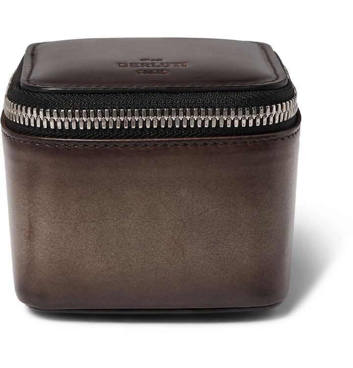 Photo: Berluti - Venezia Leather Watch Case - Brown