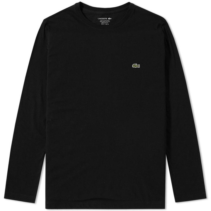 Photo: Lacoste Long Sleeve Classic Tee Black