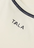 Tala Ultralite Active Logo Stretch-jersey T-shirt Ivory