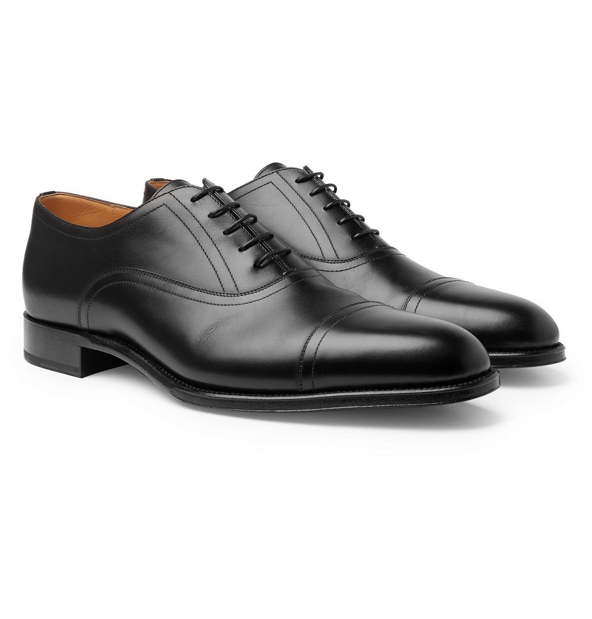 Photo: Dunhill - Kensington Leather Oxford Shoes - Black