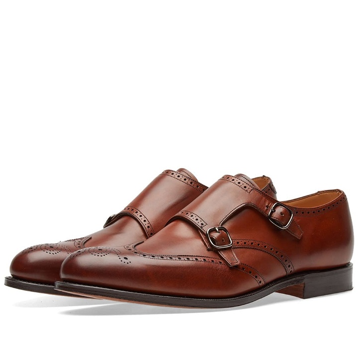 Photo: Church's Chicago Wing Tip Double Monk Shoe Brown