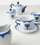 Aquazzura Casa Jaipur porcelain sugar bowl