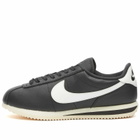 Nike Women's W Cortez 23 Premium Sneakers in Black/Sail Alabaster