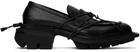 untitlab Black Reel Loafers