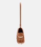 Tod's Gommino fringed leather bag charm
