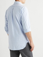 Kingsman - Drake's Button-Down Collar Cotton Shirt - Blue