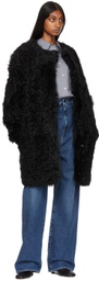 Loulou Studio Black Lagam Shearling Jacket