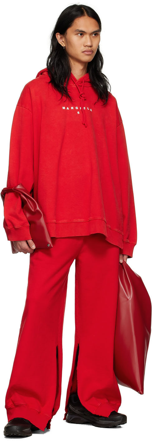 MM6 Maison Margiela SSENSE Exclusive Red Nano Faux-Leather 