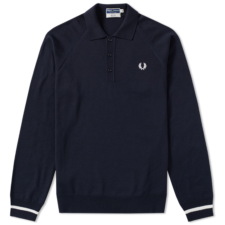 Photo: Fred Perry Reissues Tipped Cuff Knit Polo