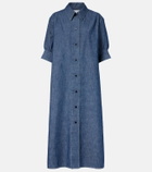 Jil Sander Cotton chambray shirt dress