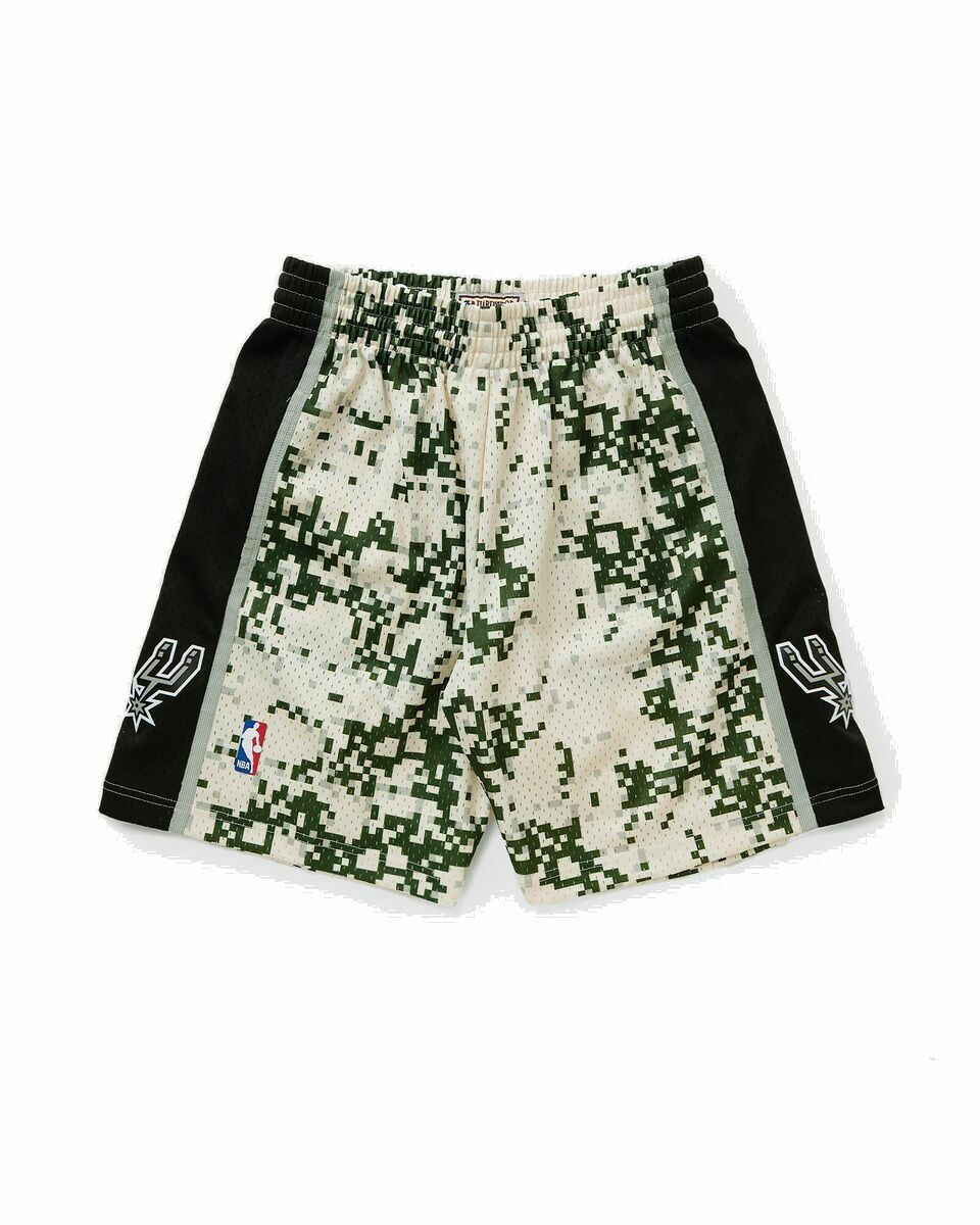 Photo: Mitchell & Ness Nba Swingman Shorts San Antonio Spurs Alternate 2013 14 Multi - Mens - Sport & Team Shorts