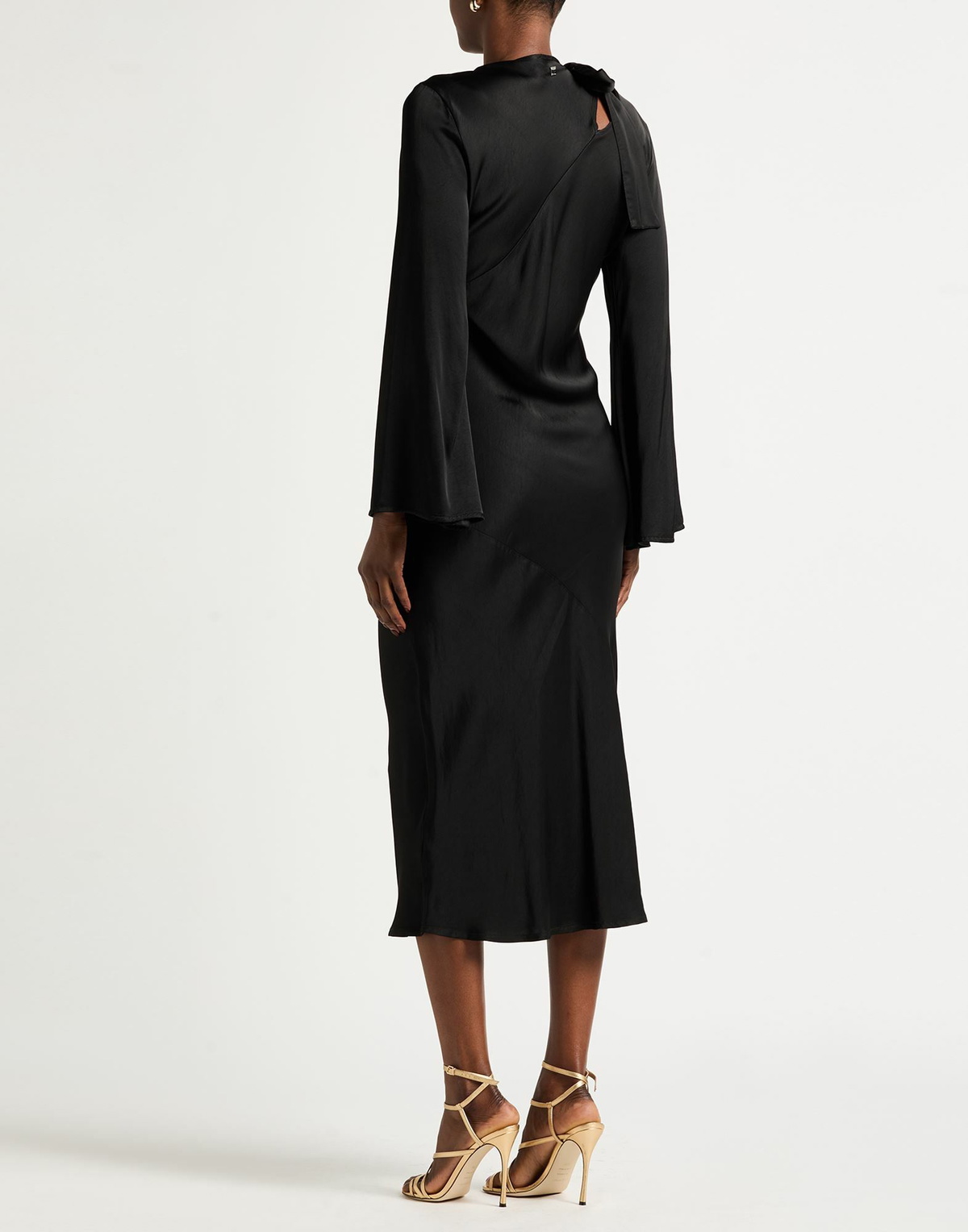 Manila Grace Womens Maxi dress in Black
