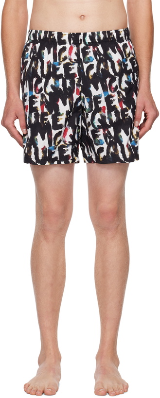 Photo: Alexander McQueen Multicolor Graffiti Swim Shorts