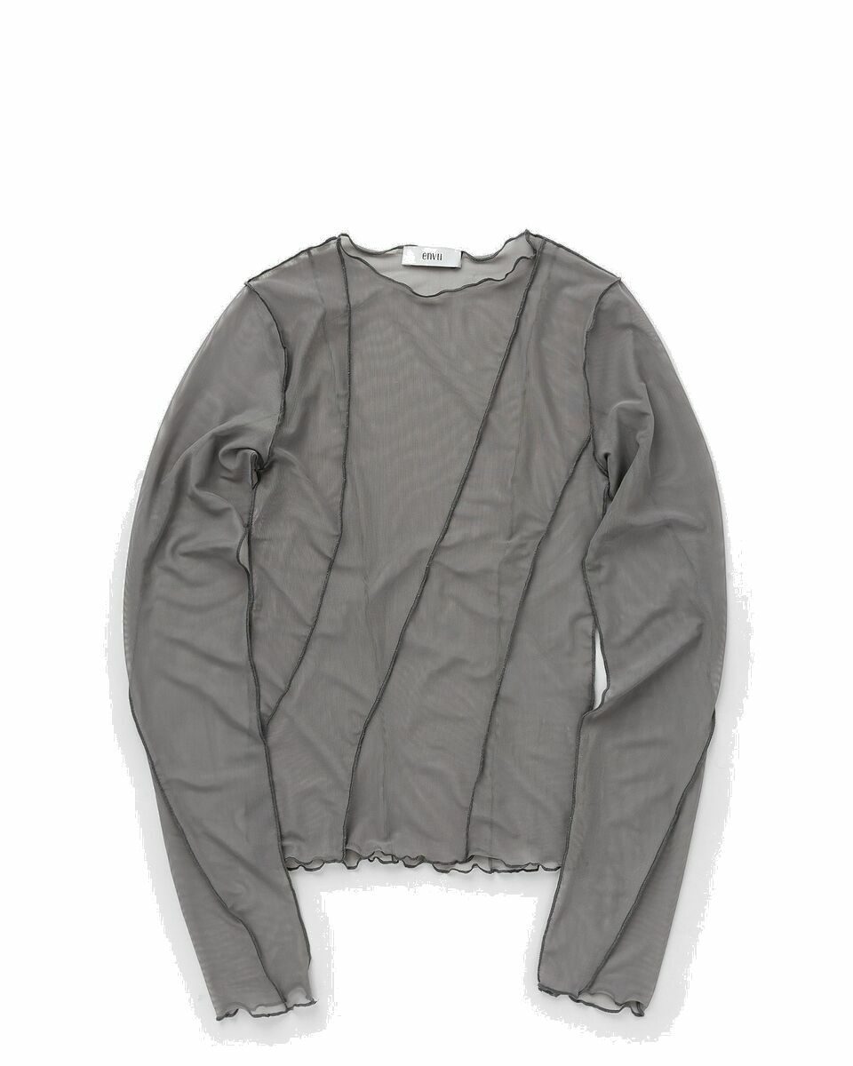 Photo: Envii Enhago Ls Tee 7042 Grey - Womens - Longsleeves