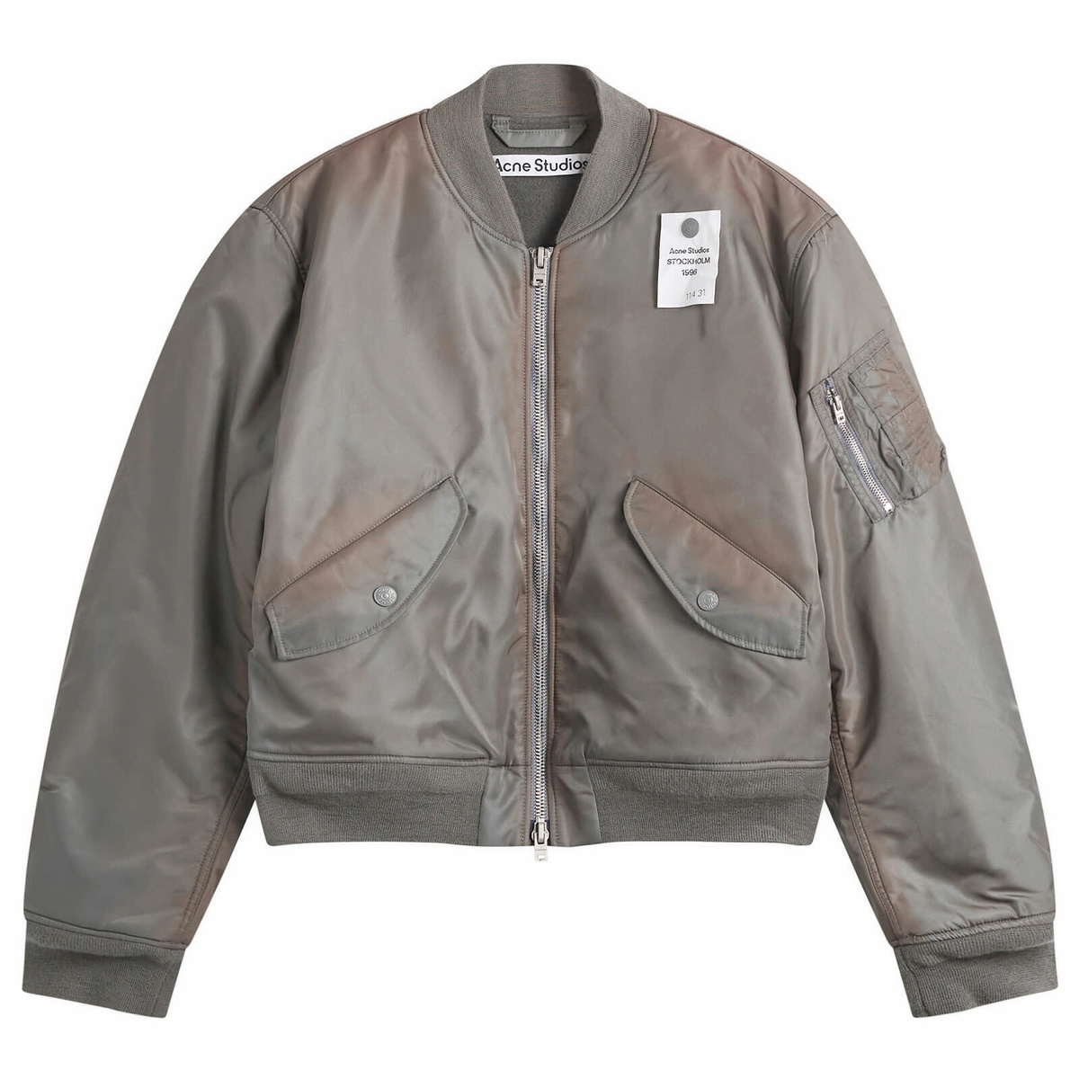 Acne Studios Ombreyo Blouson Jacket ダック地 Acne Studios - Ombreyo Fleece-Lined Cotton-Canvas Blouson Jacket