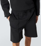 Valentino Cotton-blend jersey shorts