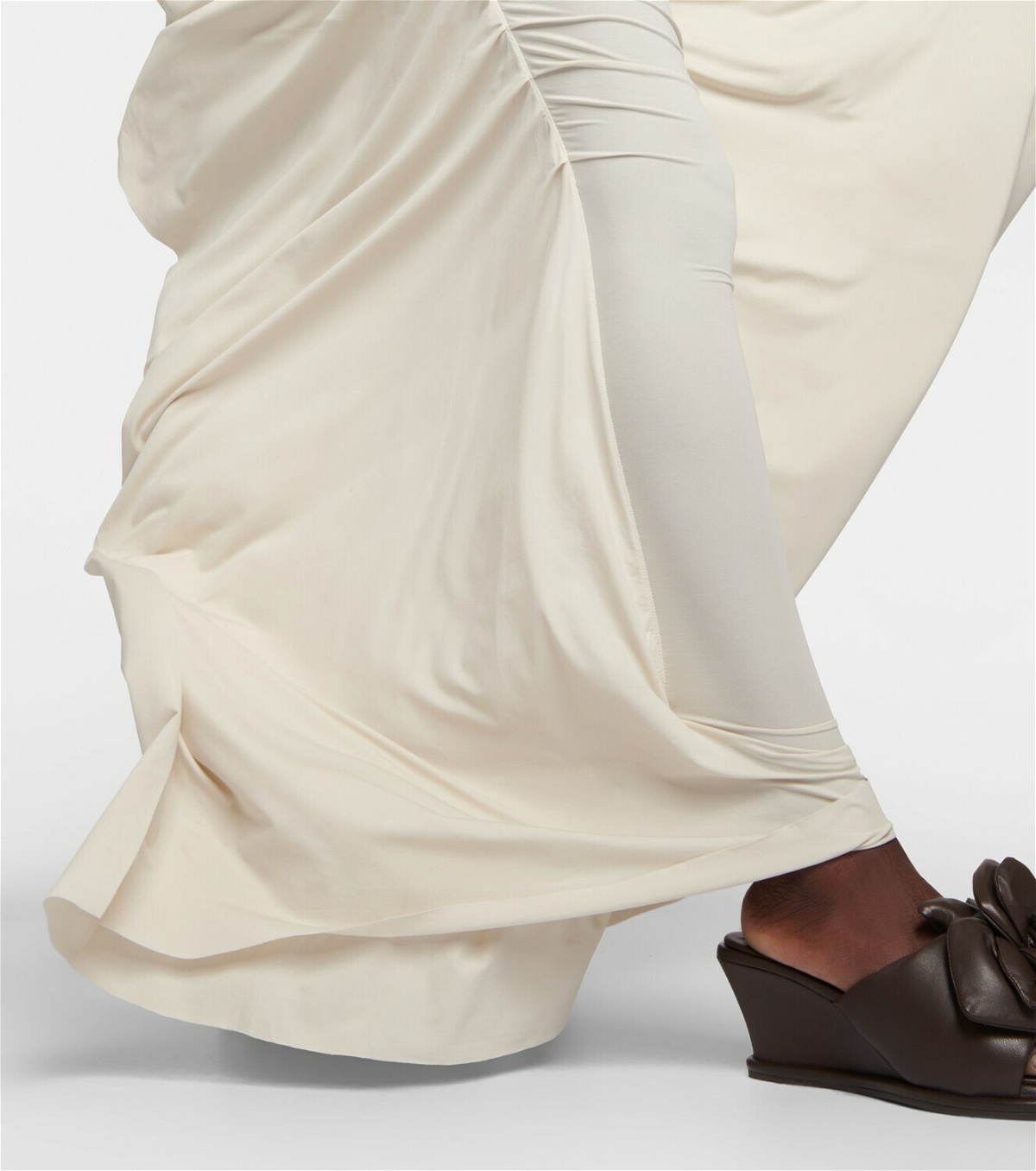 Acne Studios  Draped dress  Clay beige